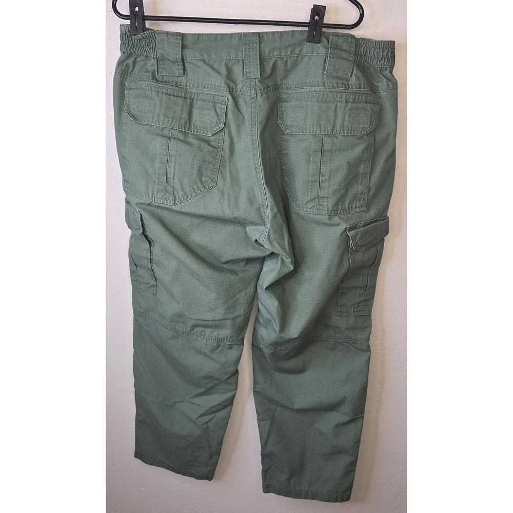 CQR TLP117 Mens Tactical Cargo Pants Green Ripstop Military Hiking Utility -3648